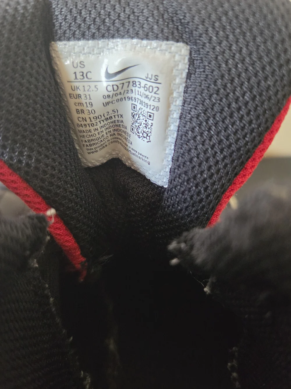 Kids Nike Court Borough Mid 2 GD Sneakers 13C
